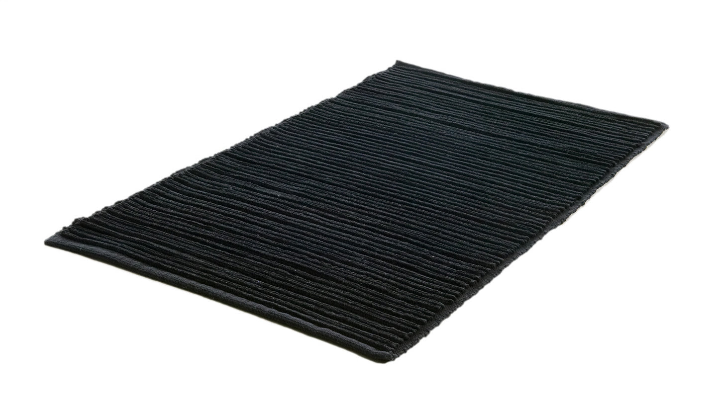 Matta Ribb 60x90 cm svart