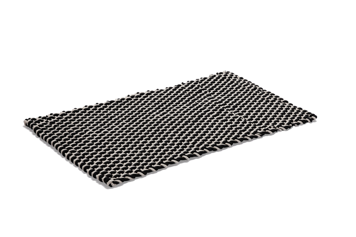 Matta Rope 140x200 cm mix svart/natur