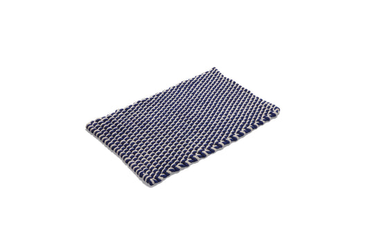 Matta Rope 40x50 cm mix navy/natur