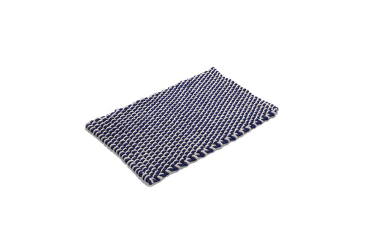 Matta Rope 40x50 cm mix navy/natur