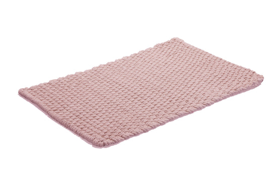 Matta Rope 70x120 cm enfärgad dusty pink
