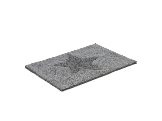 Matta Star vändbar 50x70 cm grafit