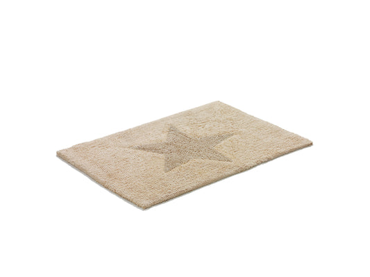 Matta Star vändbar 50x70 cm natur