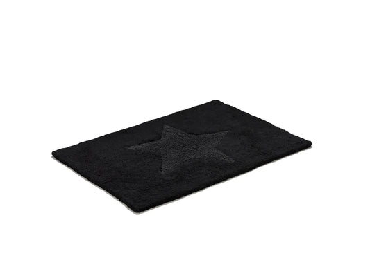 Matta Star vändbar 50x70 cm svart