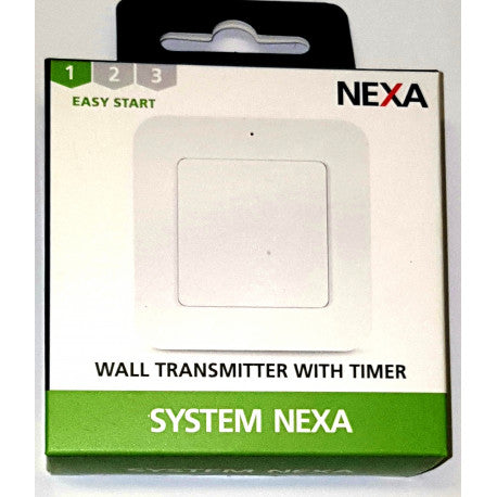NEXA MWST-1809 trådlös väggsändare 1 kanal med timer