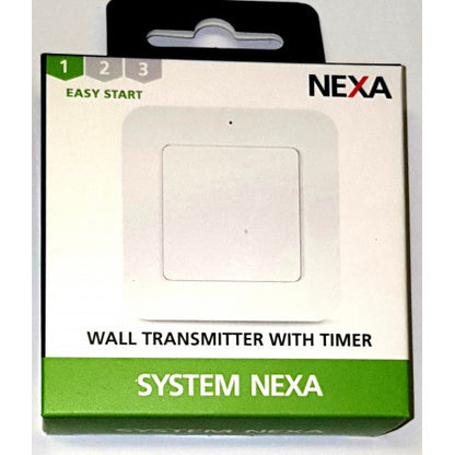 NEXA MWST-1809 trådlös väggsändare 1 kanal med timer