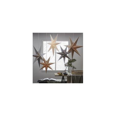 PAPPERSSTJÄRNA DECORUS SILVER 63cm