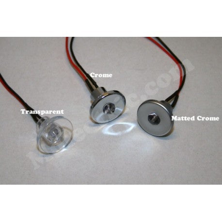 Power Dot 12 Volt Matted Crome
