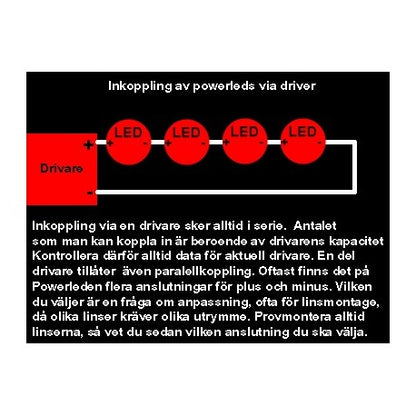 Power LED-driver 7-24V DC 1000mA BOOSTER
