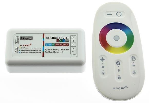 RGB-W Kontrollenhet. 4-kanalers styrning