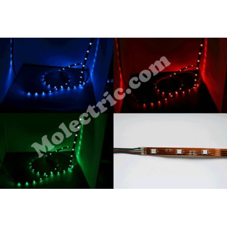 SUPER-RGB-Tejp 12 Volt, sjävhäftande baksida