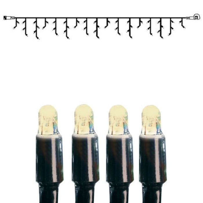 System LED Istapp extra 50 ljus 3x0,4m Svart Kabel