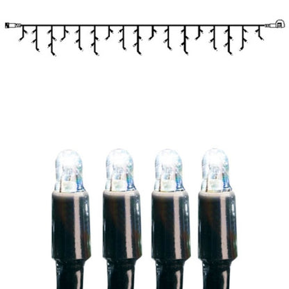 System LED Istapp extra 50 ljus 3x0,4m Svart Kabel