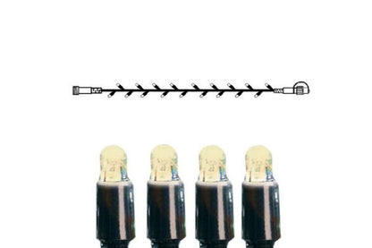 Serie LED Vit ljusslinga 40 ljus