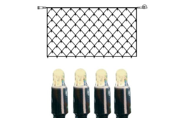 System LED Nät Extra 2x1m 100 ljus Svart Kabel