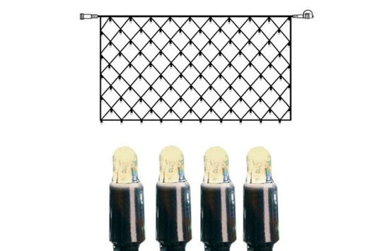 System LED Nät Extra 2x1m 100 ljus Svart Kabel