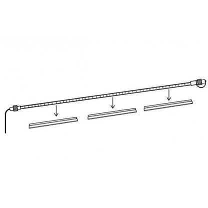 System LED profil extra PVC kanal 10p