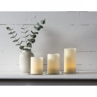 WAVE Ledljus med fjärrkontroll 3-pack